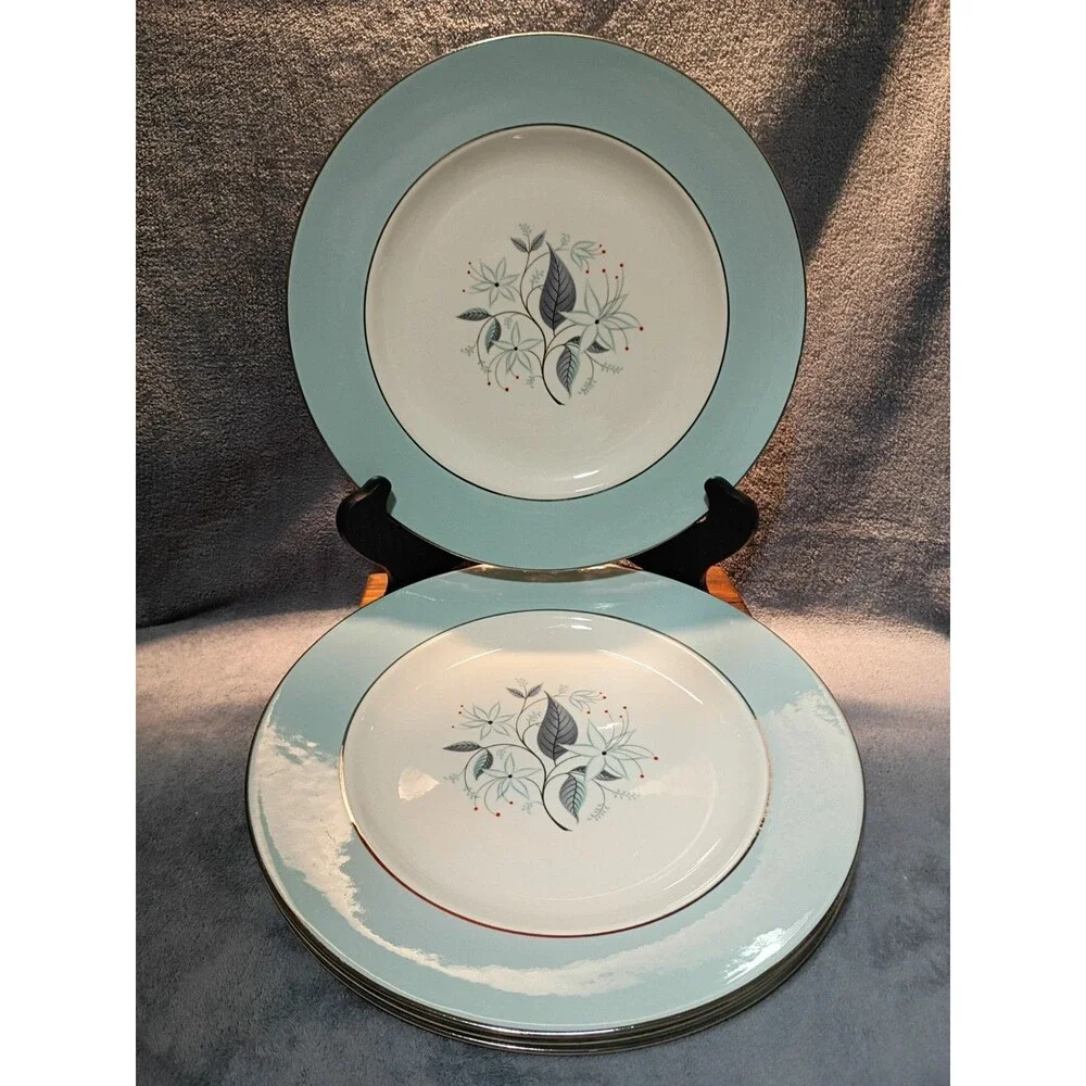 Set of 4 Vintage Homer Laughlin Eggshell Cavalier DIANNE 10